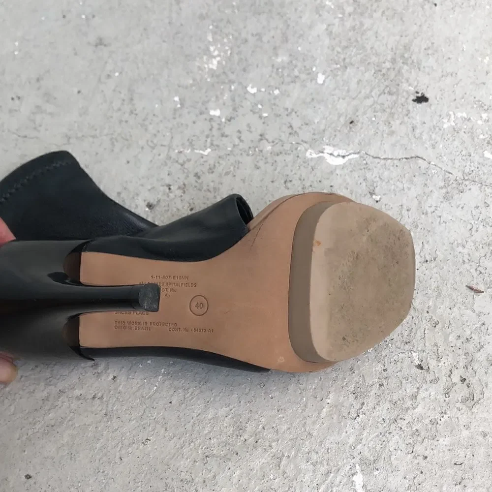 Alll Saints Stretch Leather open toe